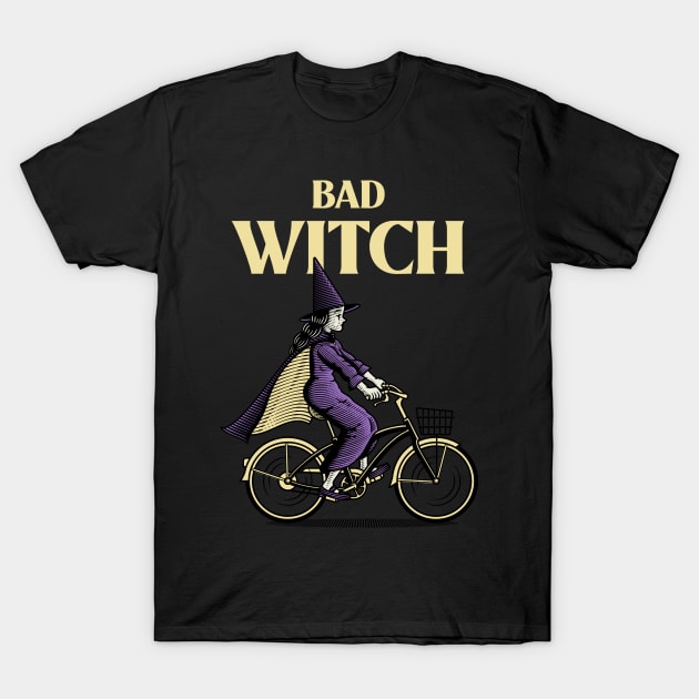 Bad Witch T-Shirt by Art Designs